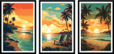 3 piece canvas wall art living room painting artwork home decoration